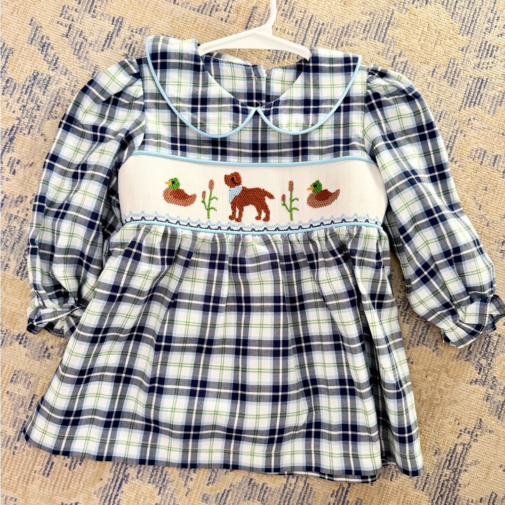 Stitchy Fish smocked top